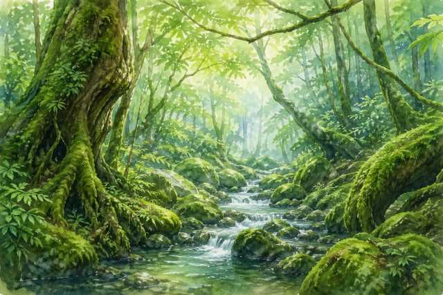 moss-forest-stream